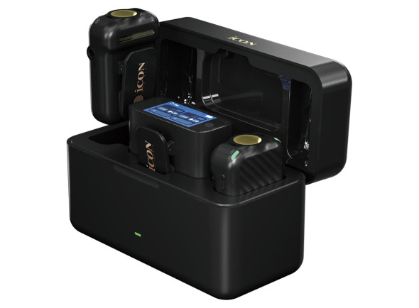 AIRMIC PRO BLACK - Sistema de microfone sem fios - preto AIRMIC PRO BLACK - Sistema de microfone sem fios - preto